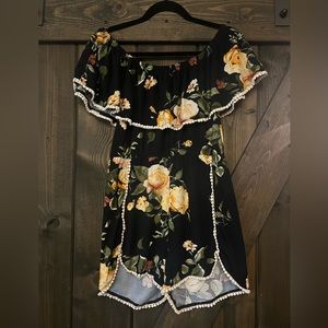 J for Justify romper Floral Size M